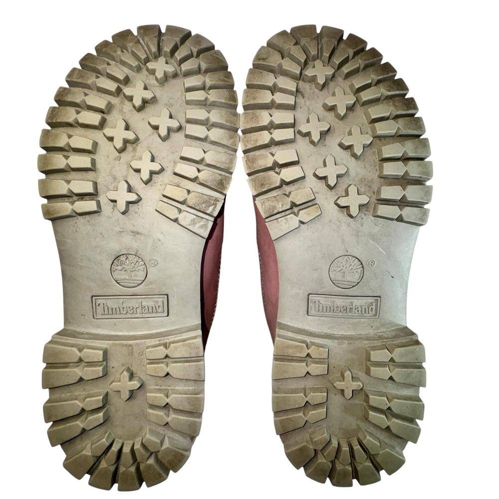 Timberland Nellie Chukka Boots Women's Nubuck Waterproof Pink Shoes Sz 10M - Picture 8 of 13